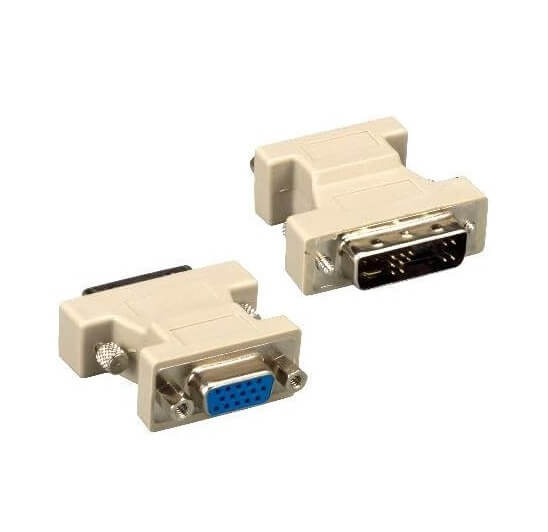 Adaptador DVI Analógico DVI-A 12+5 Pines Macho A VGA