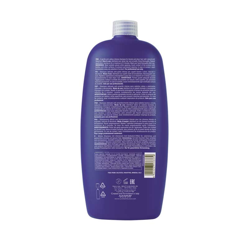 SHAMPOO ALFAPARF BLONDE ANTI-YELLOW 1000ML