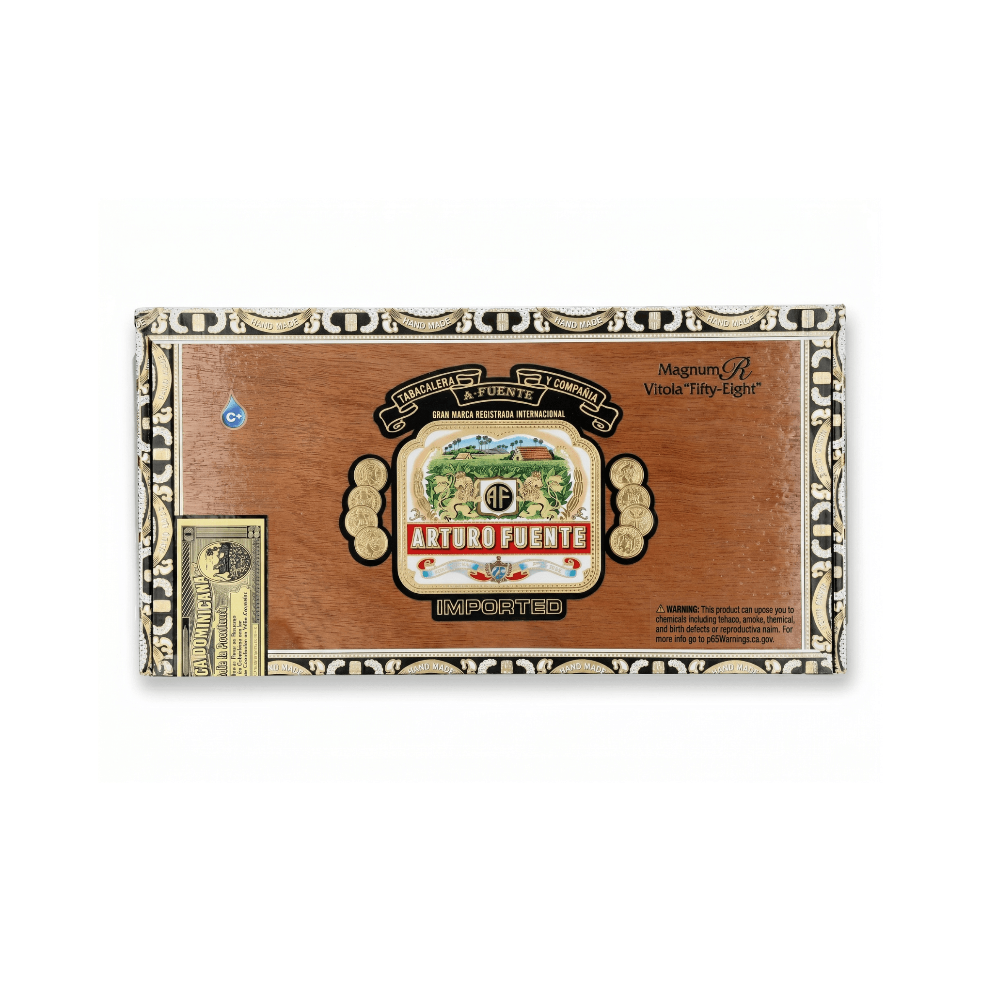 Arturo Fuente Rosado Sungrown Magnum R Vitola Fifty Eight de 25