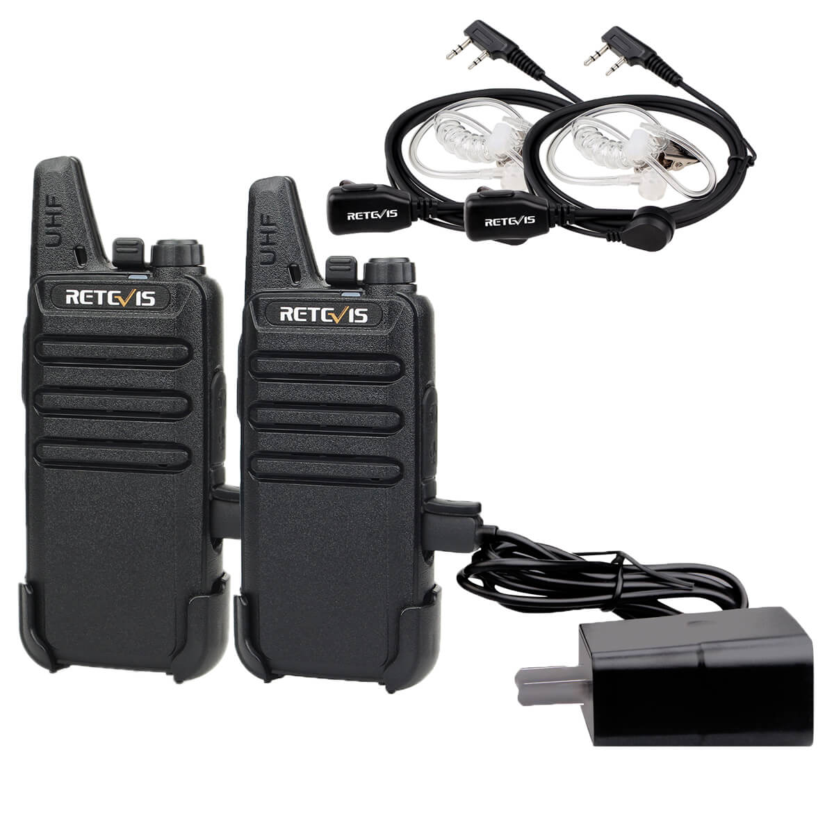 Radio Comunicación Retevis c/ Audífonos (2 Piezas)