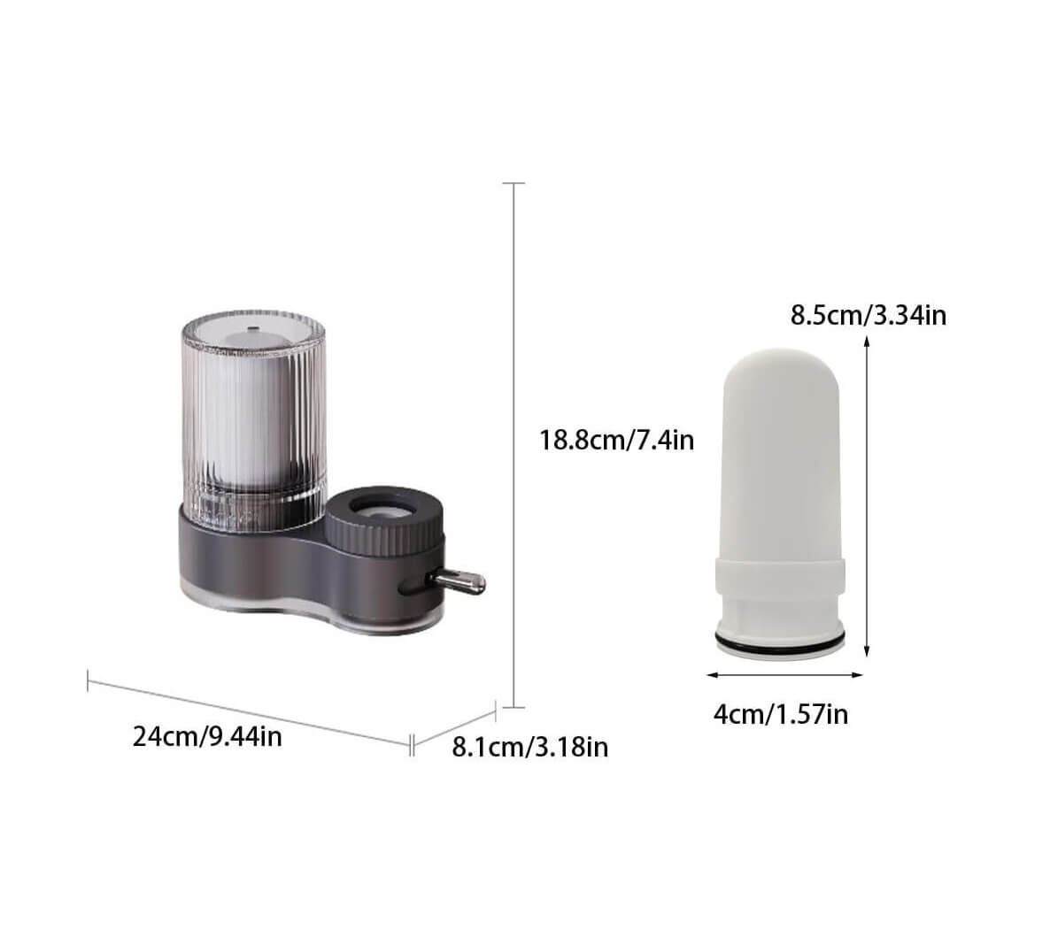 Filtro Purificador De Agua Luccoka De 7 Etapas Para Fregadero