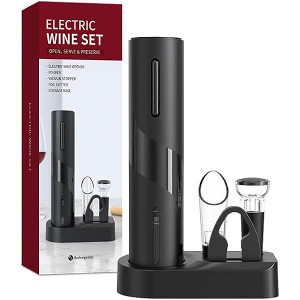 Sacacorchos Electrico Para Vino Recargable 4 en 1