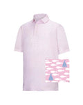 Polo de golf FootJoy, Offshore Print Lisle