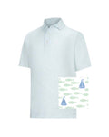 Polo de golf FootJoy, Offshore Print Lisle