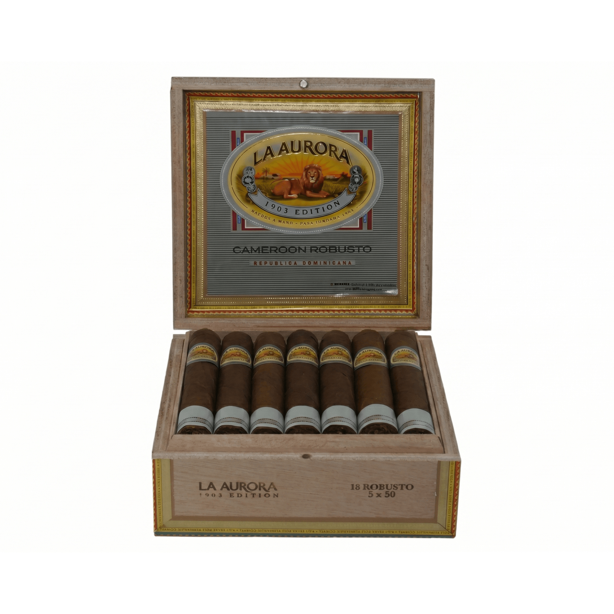 La Aurora Preferidos 1903 Edition Platinum Cameroon Robusto de 18