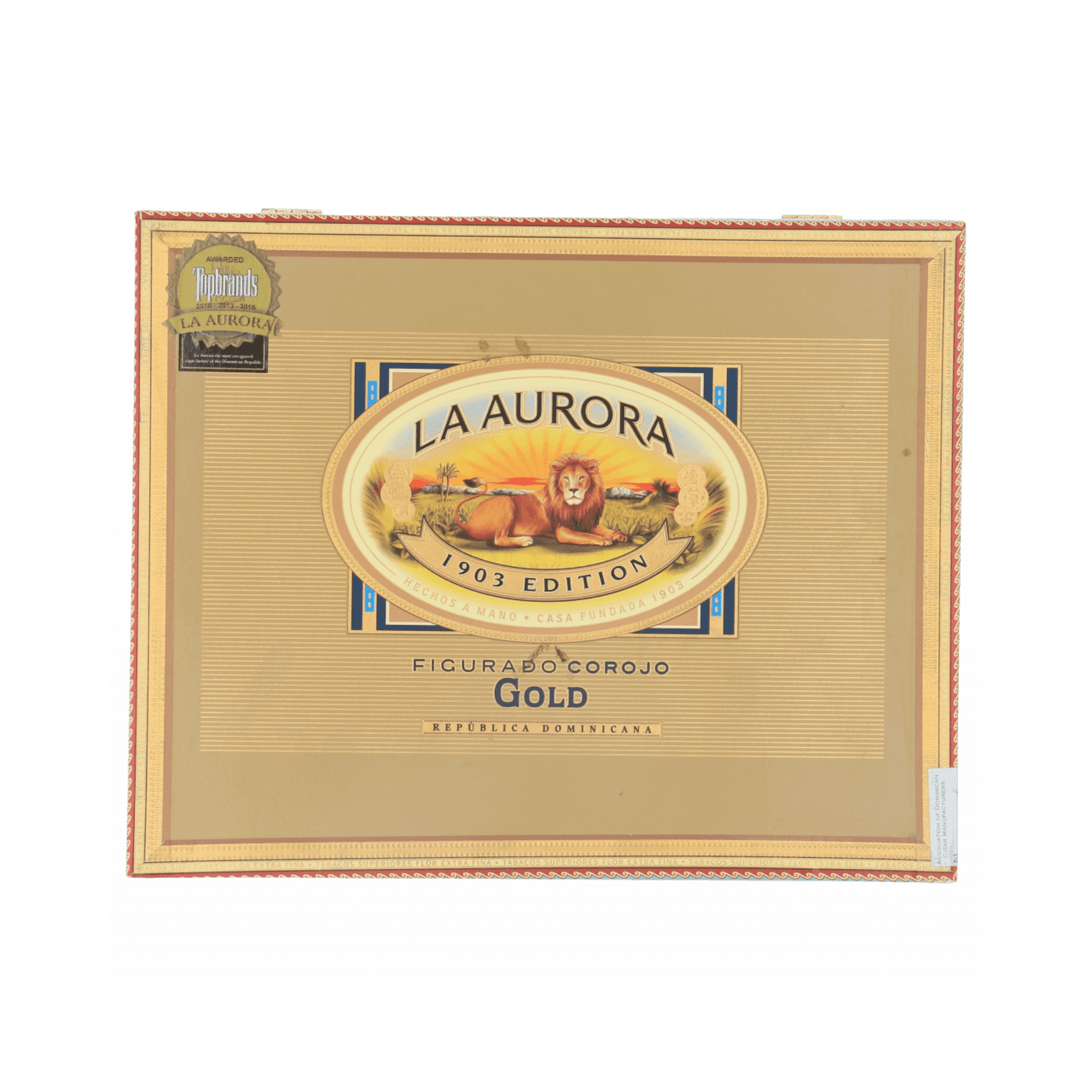 La Aurora Preferidos Gold Doble Figurado No 2 Tubos de 8