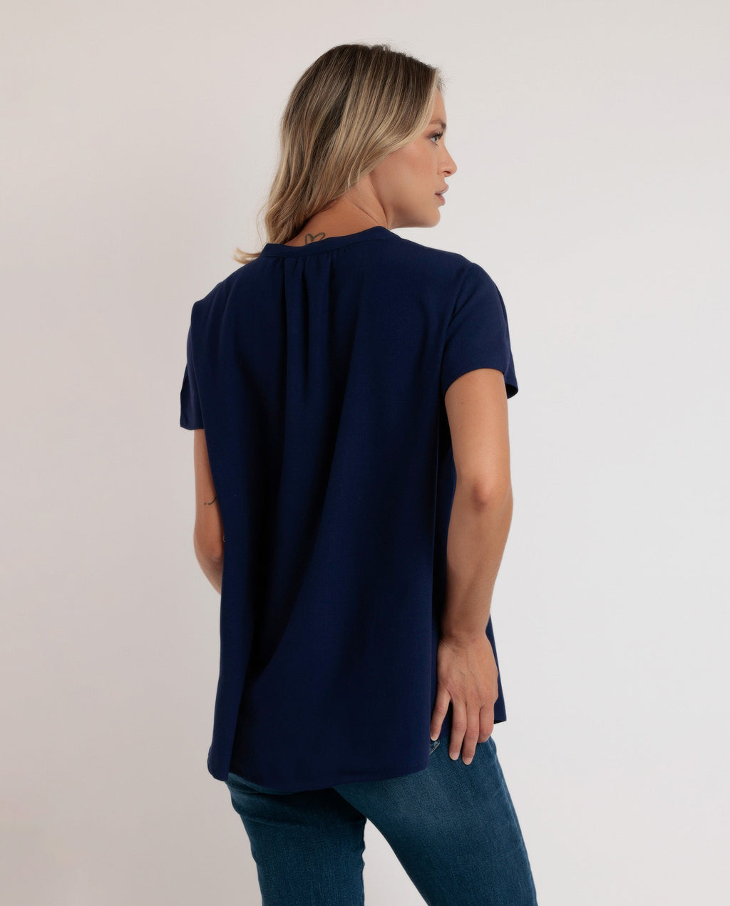 Blusa Admas Mangas Cortas Lisa P/ Damas by Admas