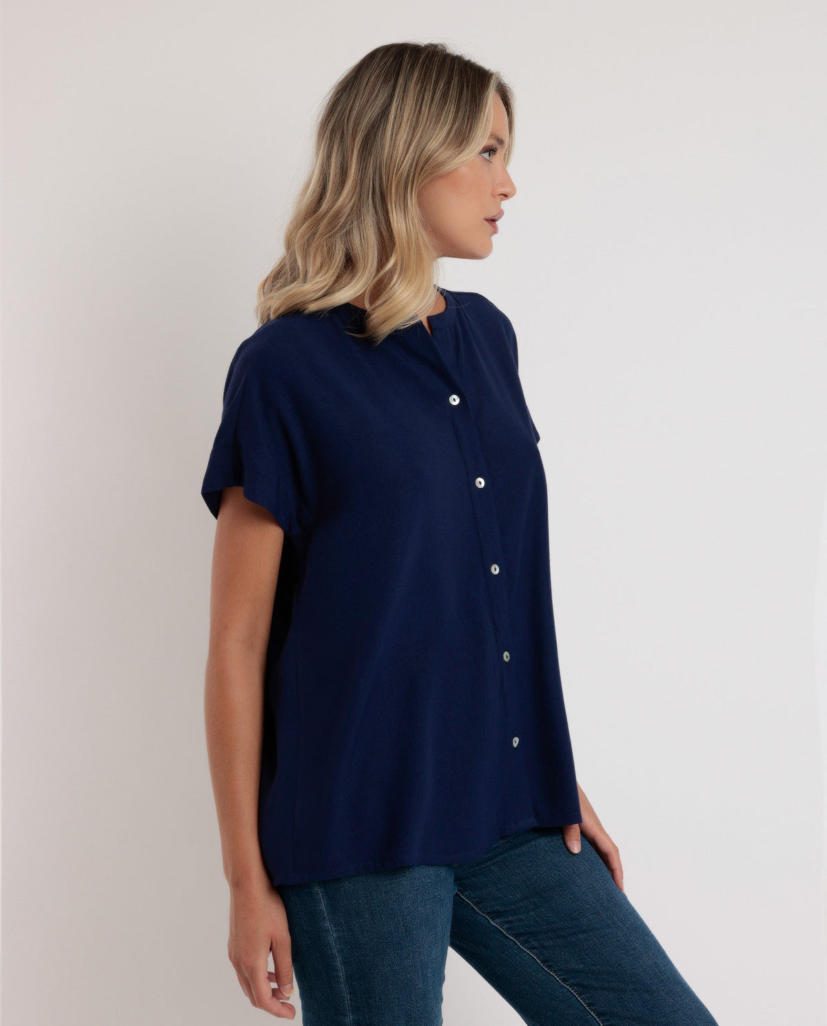 Blusa Admas Mangas Cortas Lisa P/ Damas by Admas