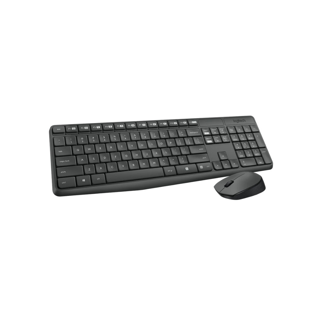 TECLADO/MOUSE LOGITECH MK235 SPA WIRELESS GRAY