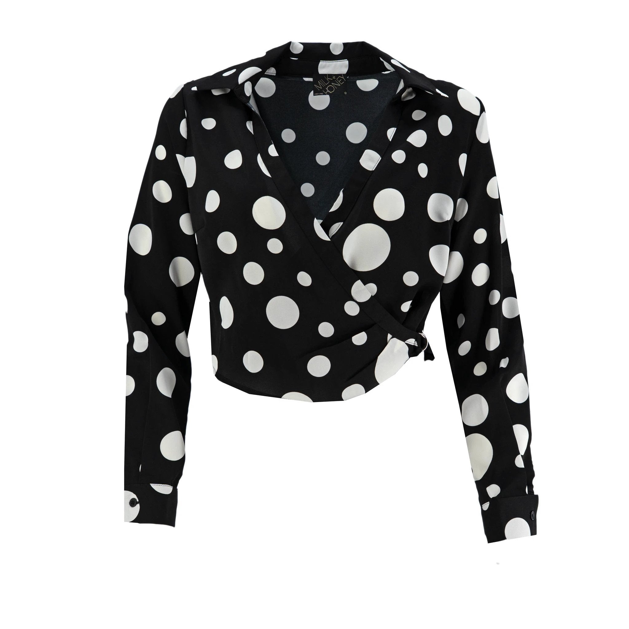 Blusa Milk & Honey Mangas Largas Bolas Para Damas by Milk & Honny