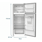 Refrigeradora Oster M/OS-NFMI1502ESDI 14 cu.ft. Inverter No Frost con Dispensador Acero