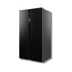 Refrigeradora Side by Side TCL M/P520SBGB 18 cu.ft. Inverter Glass Black