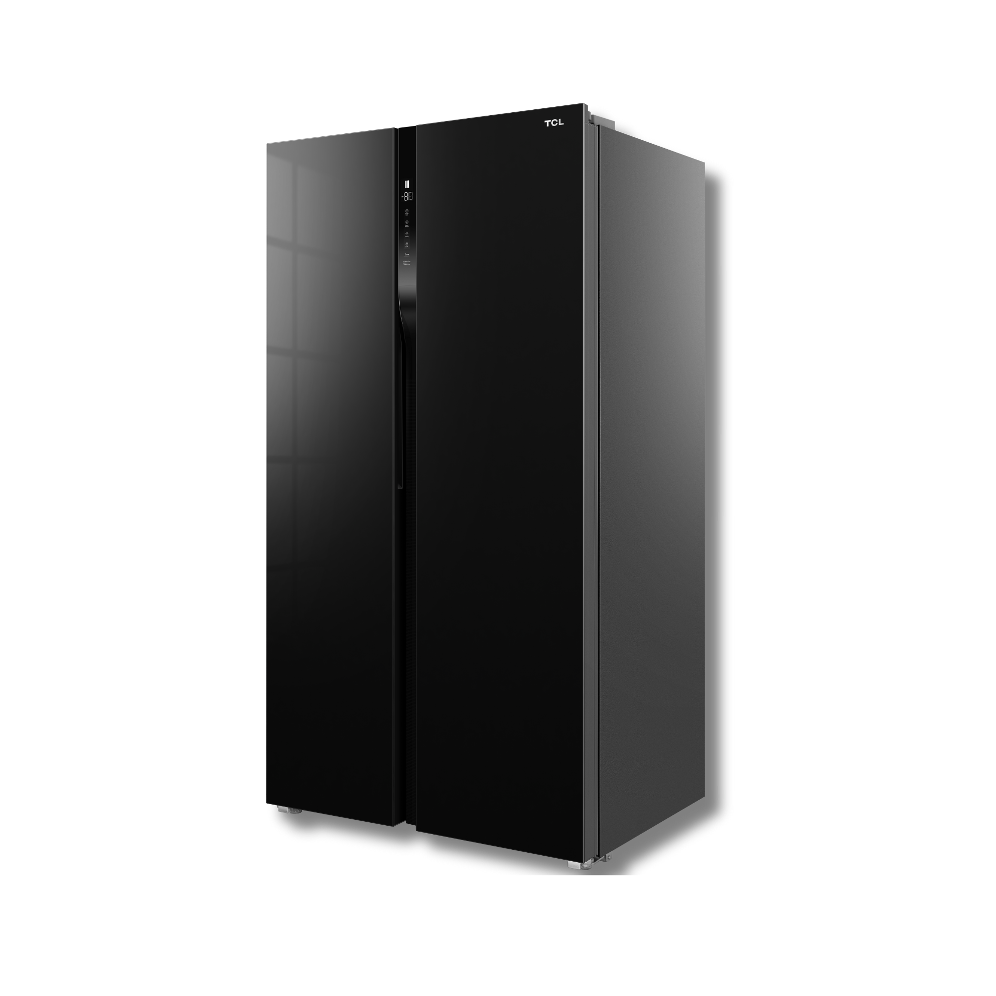 Refrigeradora Side by Side TCL M/P520SBGB 18 cu.ft. Inverter Glass Black