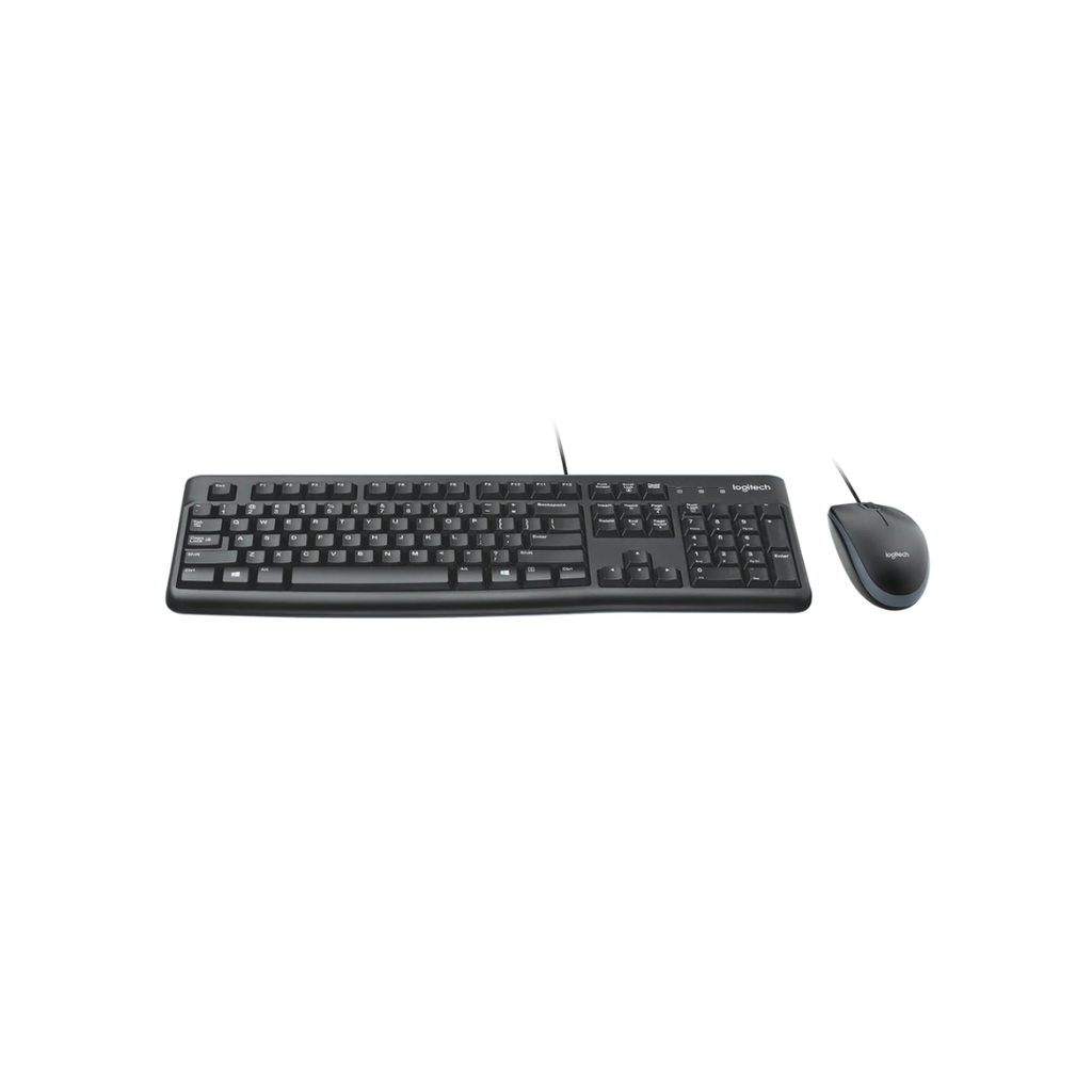 TECLADO/MOUSE LOGITECH MK120 ENG USB BLACK