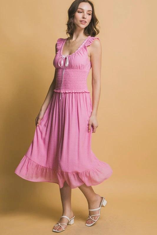 Vestido Love Tree Liso Largo Para Damas by Love Tree