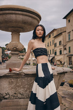 Falda janelle negro natural