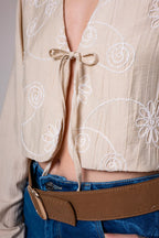 BLUSA FLUIDA BORDADA G-C 8509.