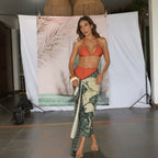 Pareo Sarong 010 – Tropical Birds & Leaves