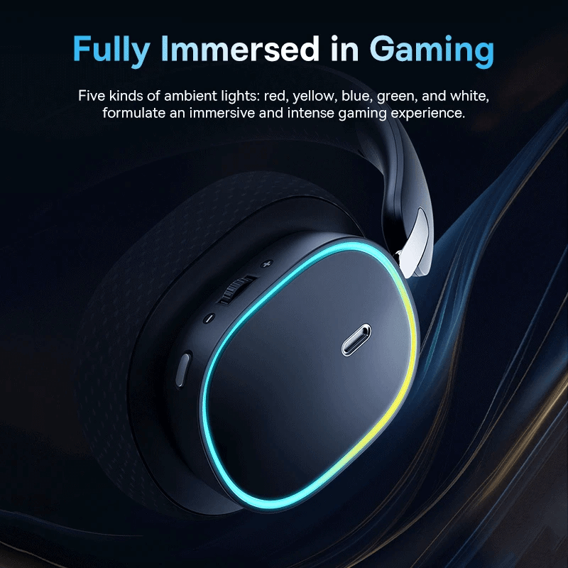 Audifonos Gamer Baseus GH02 Inalambricos RGB