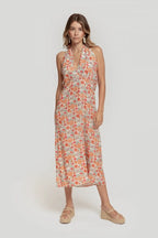 Vestido Massima Grazia Halter Estampado P/ Damas by Massima Grazia