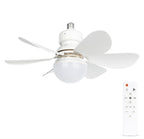 Abanico De Techo Con Luz  Ajustable 3 Velocidades Con Control Remoto