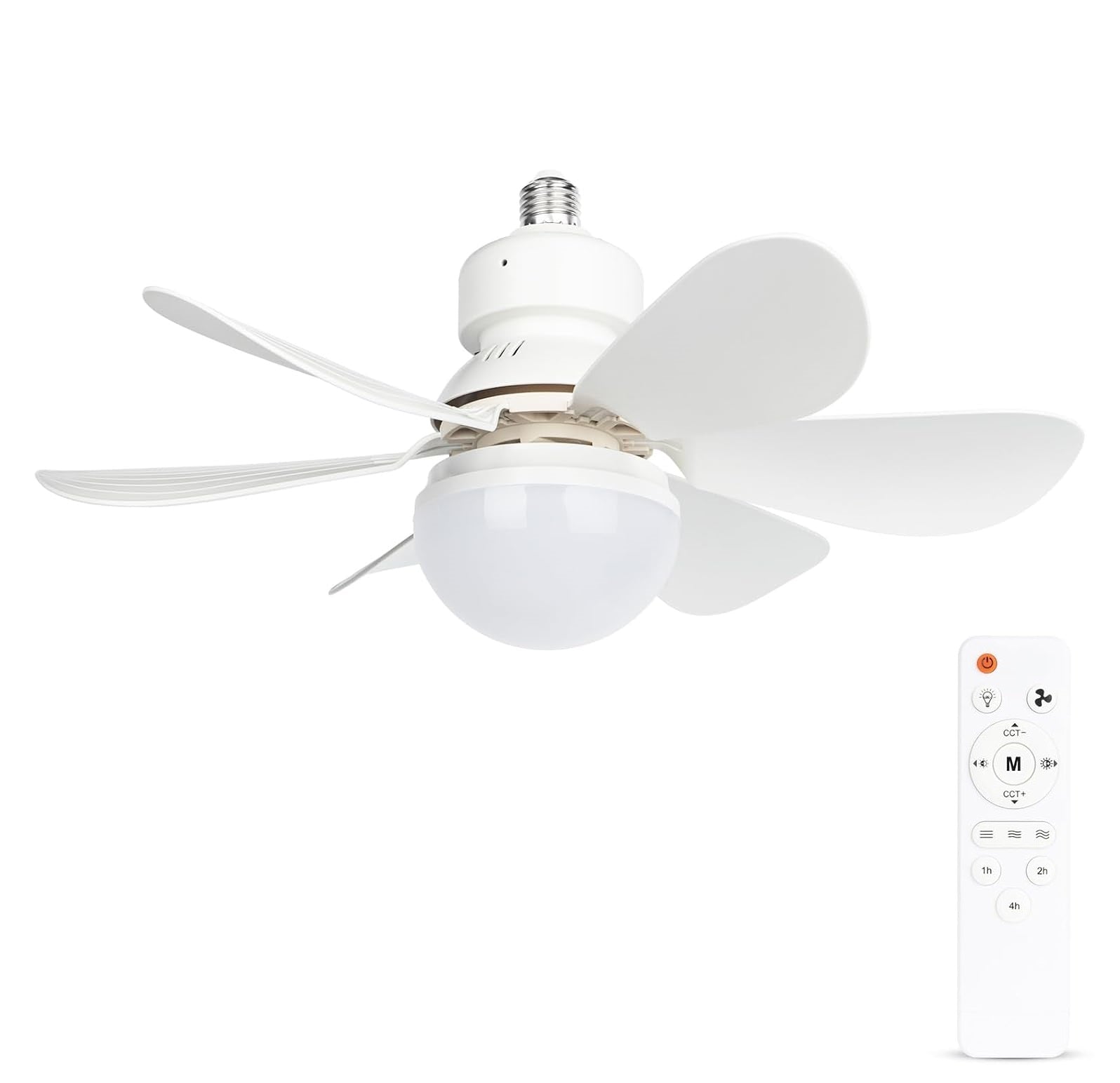 Abanico De Techo Con Luz  Ajustable 3 Velocidades Con Control Remoto