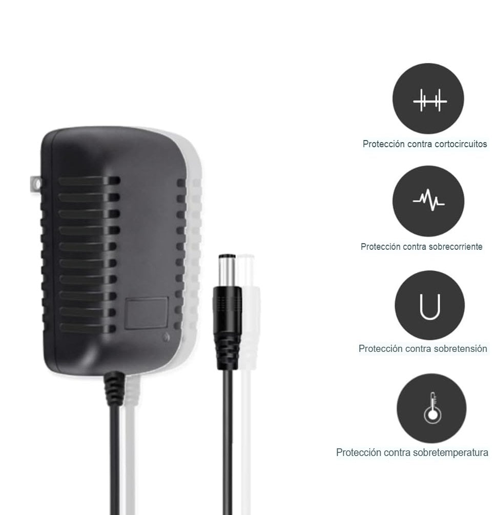 Cargador 9V 2A Adaptador de Energía Para Router/Camaras/Tiras Led