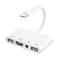 Adaptador USB, HDMI, Jack 3.5mm iPhone