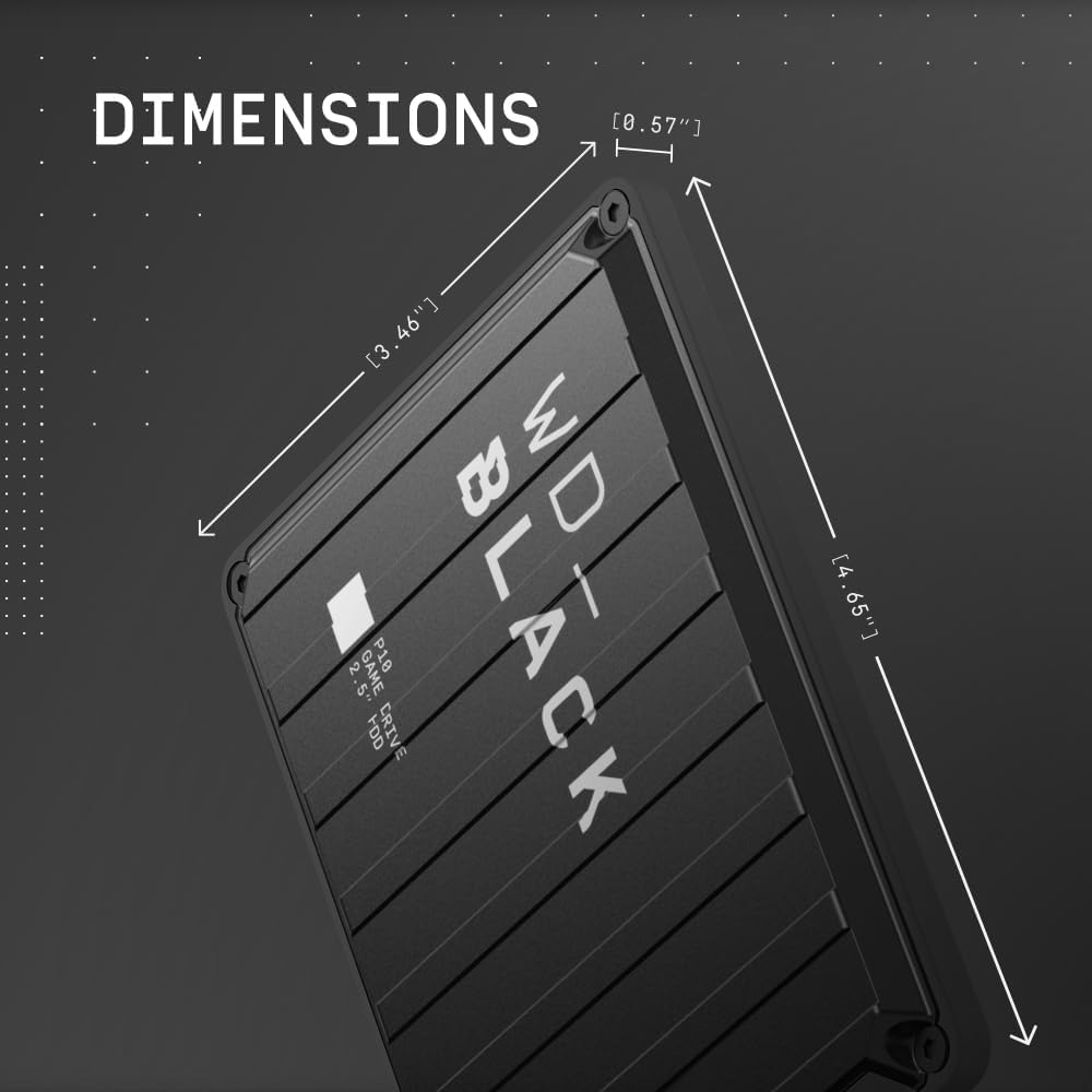 Disco Duro Externo WD_BLACK P10 5TB USB 3.0