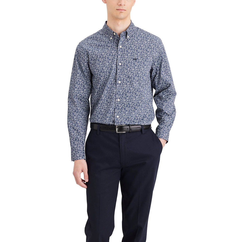 Camisa Dockers Mangas Largas Estampada Para Caballeros by Dockers
