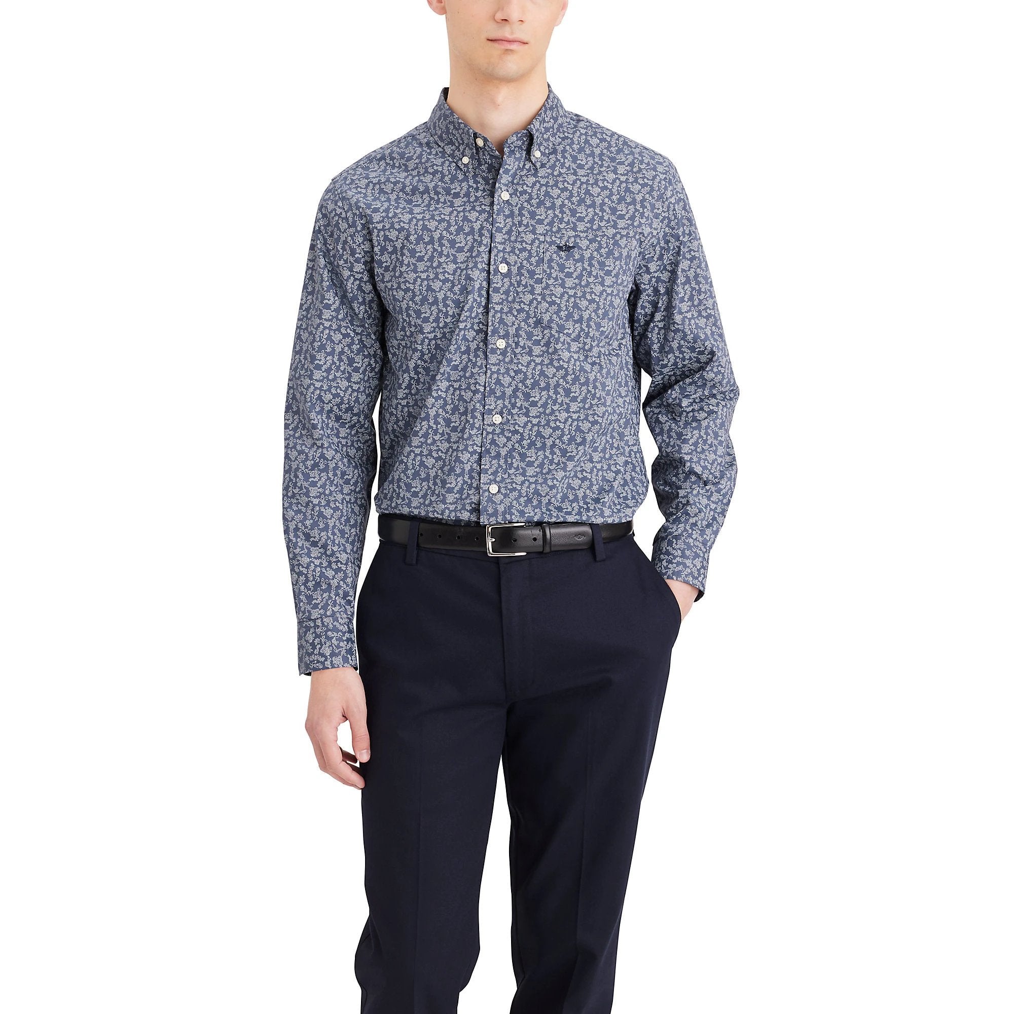 Camisa Dockers Mangas Largas Estampada Para Caballeros by Dockers