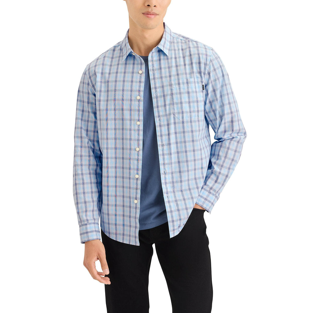 Camisa Dockers Mangas Largas Cuadros Para Caballeros by Dockers