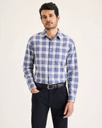 Camisa Dockers Mangas Largas Cuadros Para Caballeros by Dockers