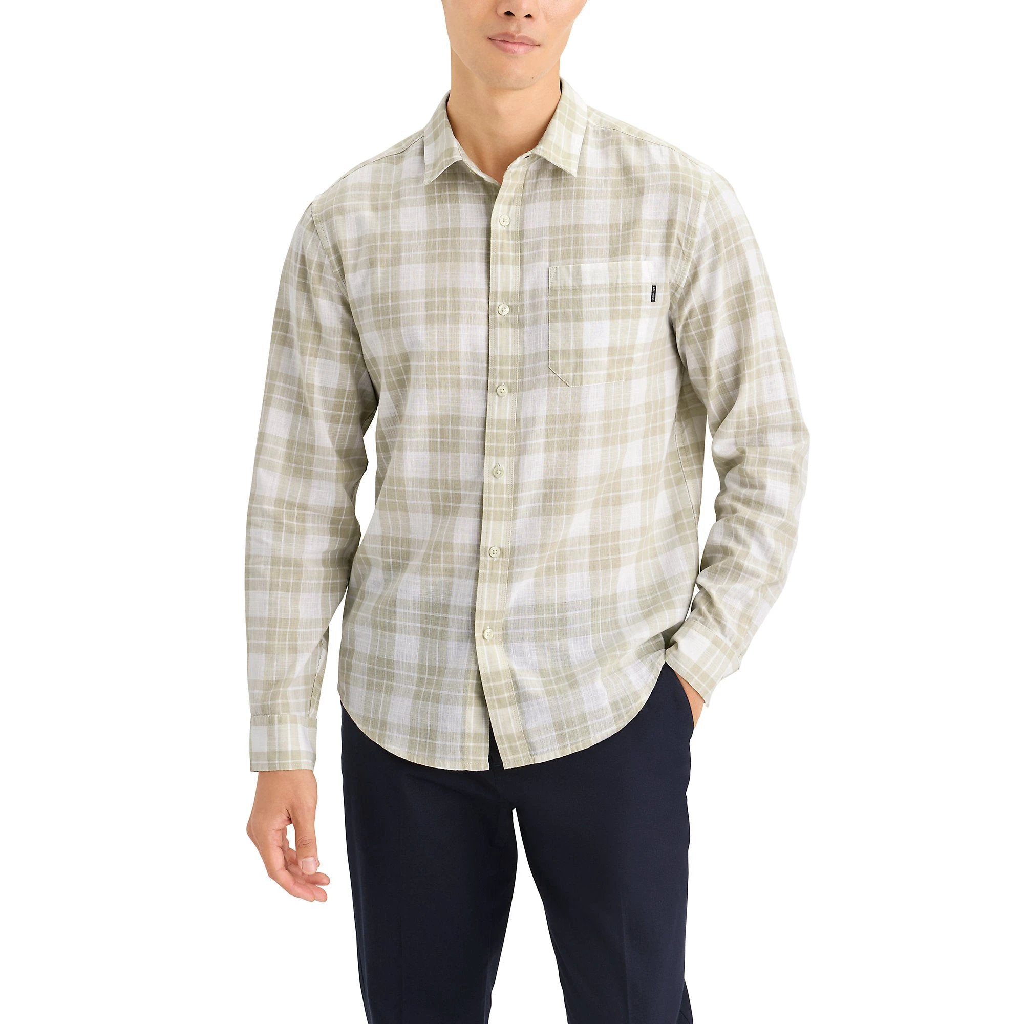 Camisa Dockers Mangas Largas Cuadros Para Caballeros by Dockers