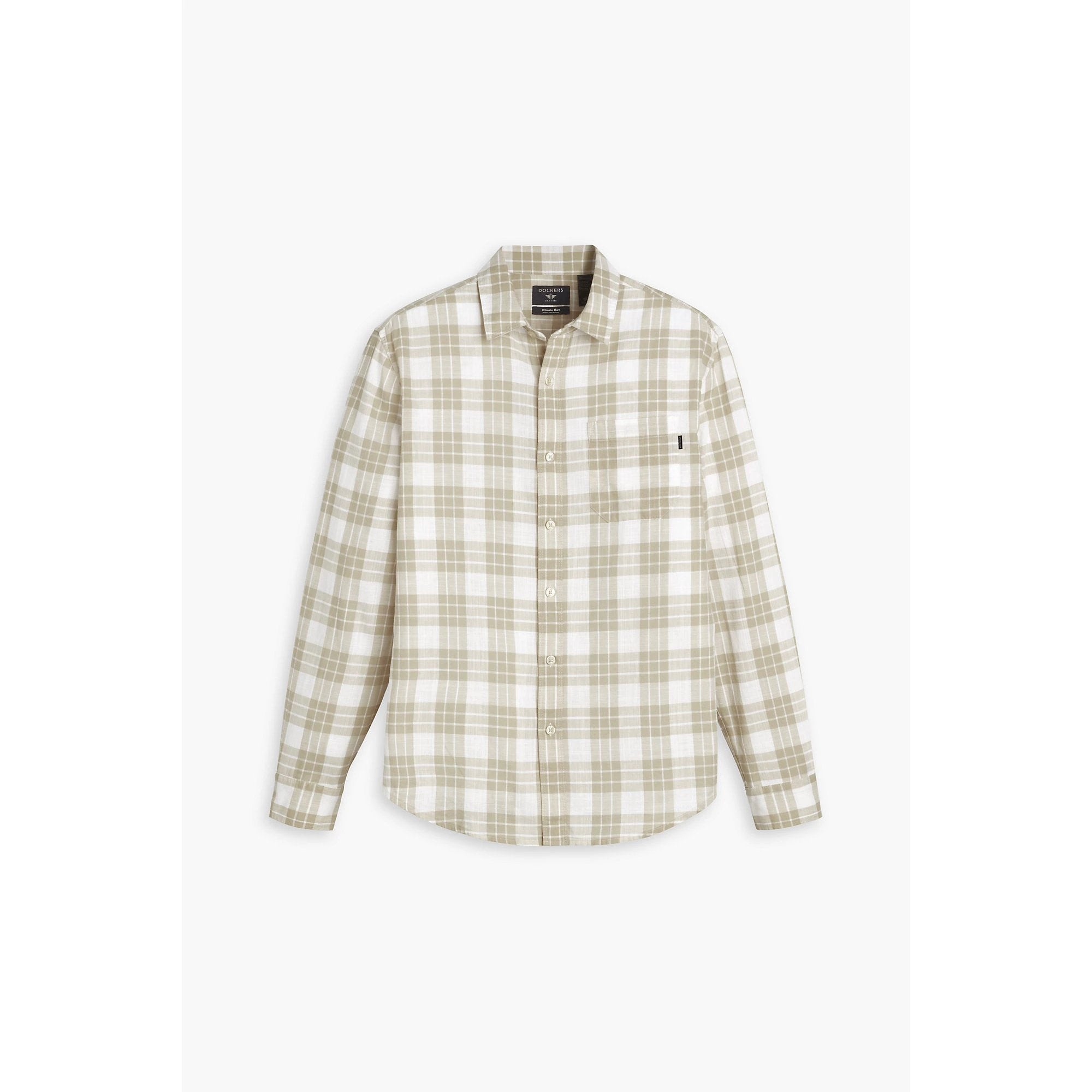 Camisa Dockers Mangas Largas Cuadros Para Caballeros by Dockers