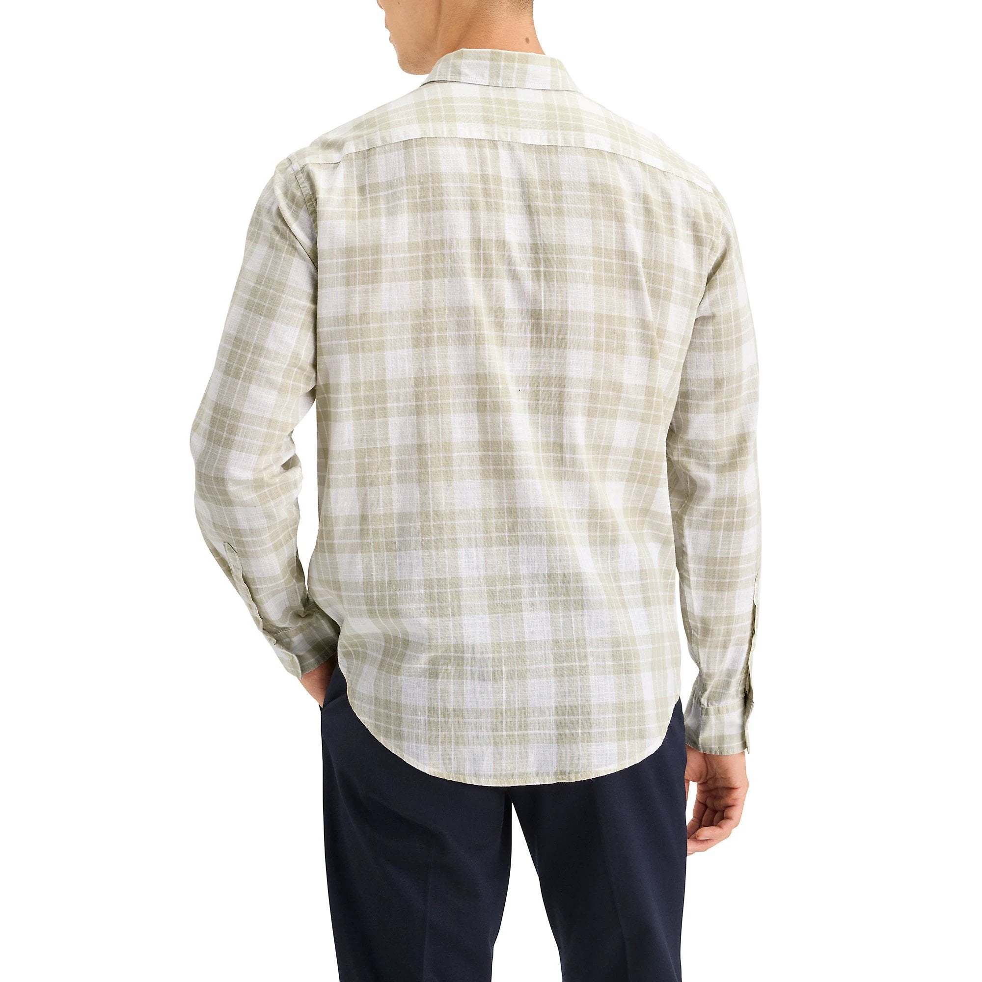 Camisa Dockers Mangas Largas Cuadros Para Caballeros by Dockers