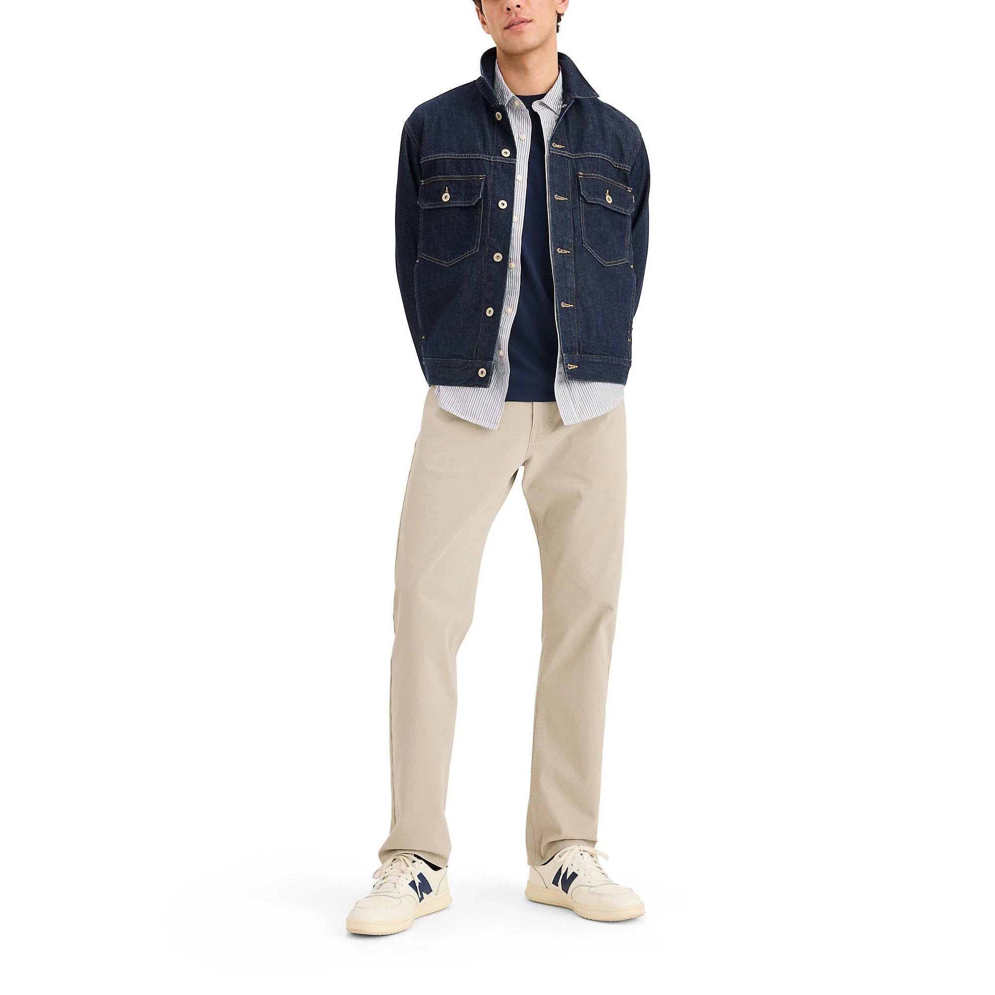 Camisa Dockers Mangas Largas Rayas Para Caballeros by Dockers