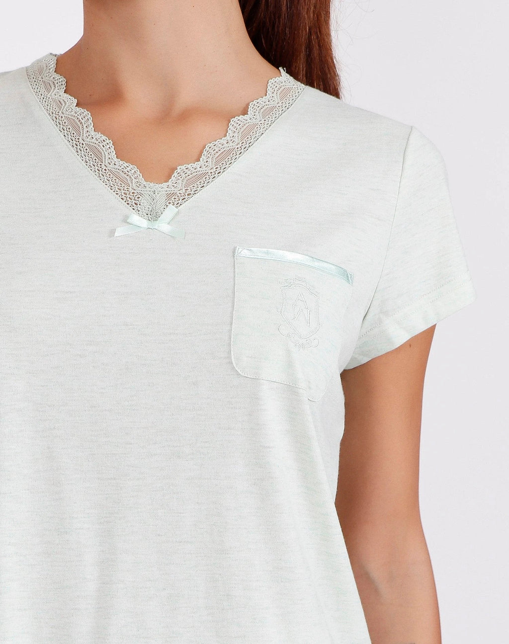 Conjunto Admas Mangas Cortas Classic Stripes Rayas P/ Damas by Admas