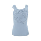 Blusa Stella Ginger sin Mangas Bordado Encaje para Damas
