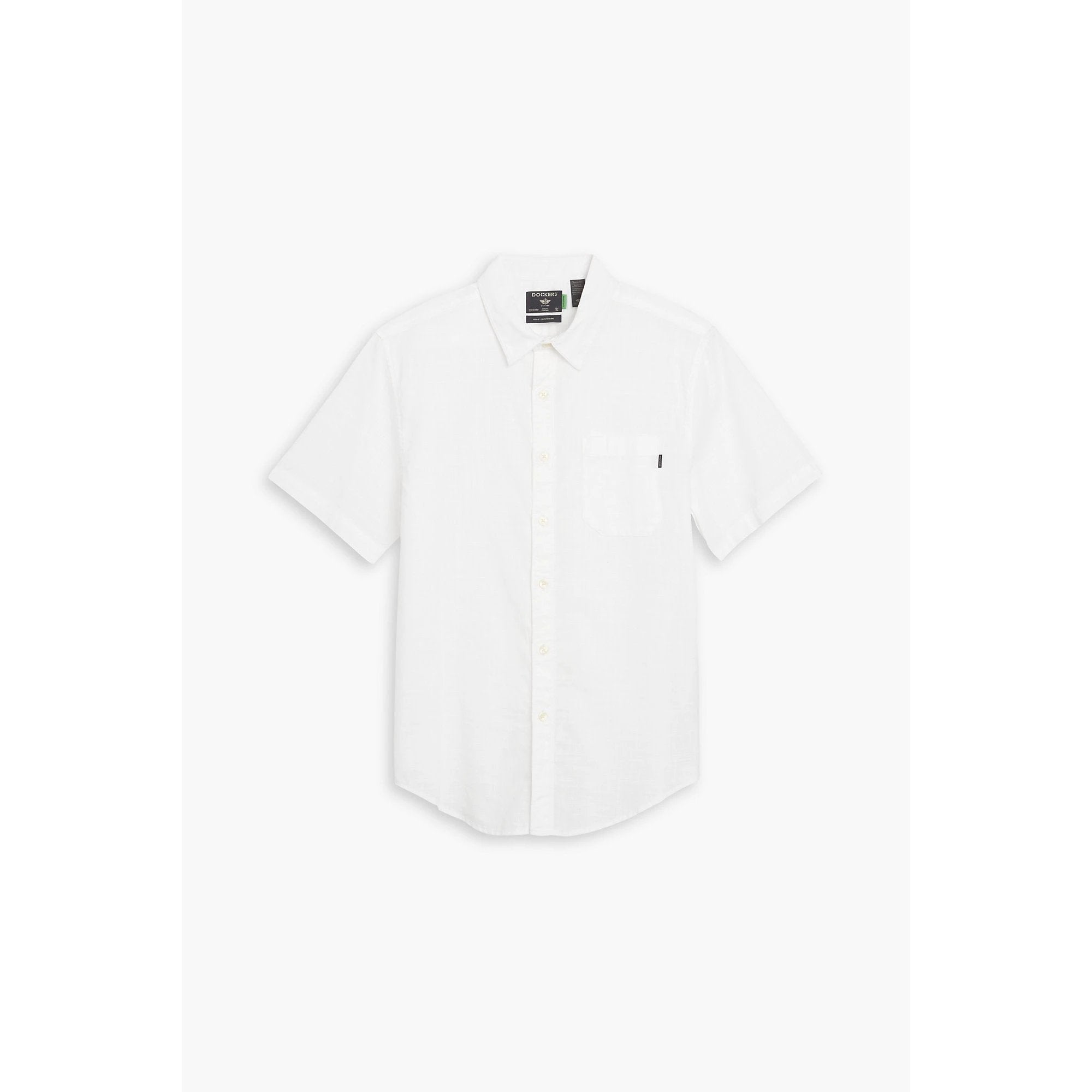 Camisa Dockers Mangas Cortas Lisa Para Caballeros by Dockers