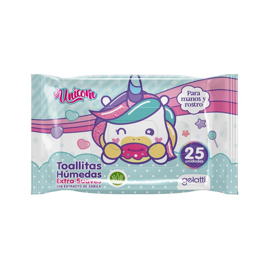 GT Unicornio Toallitas Humedas x 25 uds