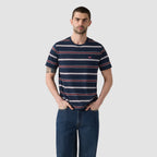 Camiseta Levis Mangas Cortas Rayas para Caballeros – NAVY