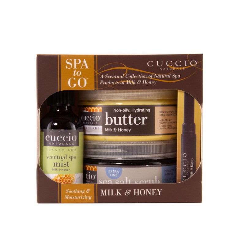 CUCCIO KIT SPA TO GO MILK HONEY