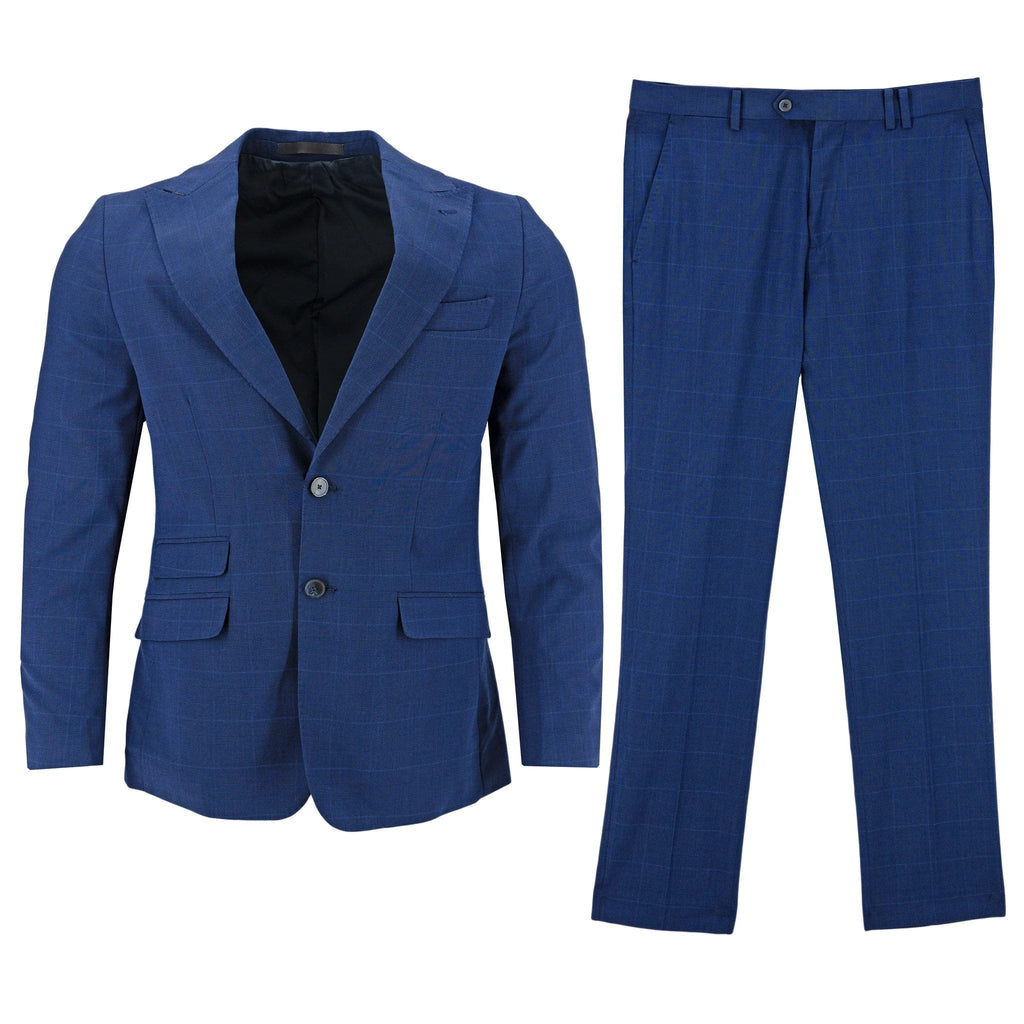 Traje Puroego 2 Botones Cuadros P/ Caballeros by Puroego
