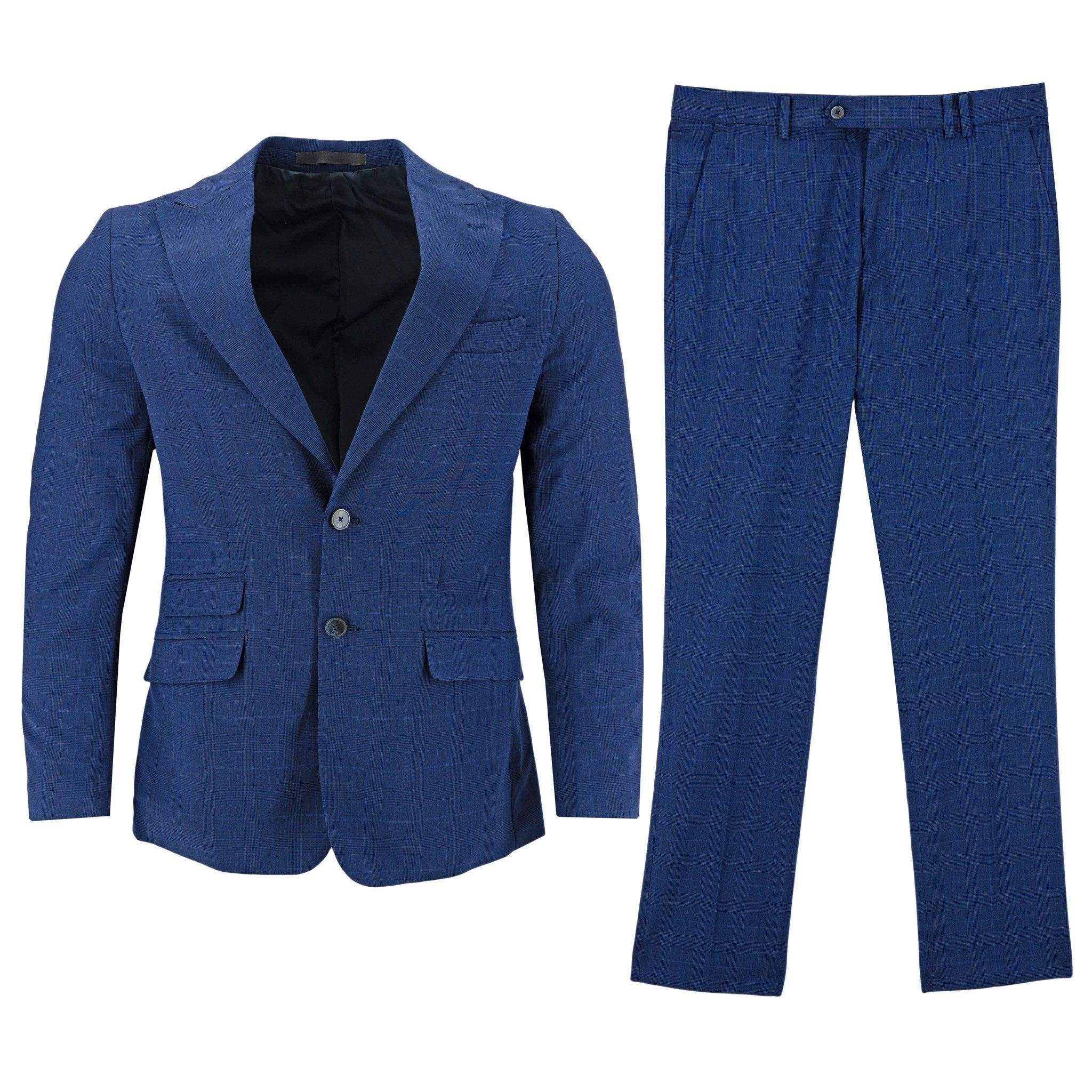 Traje Puroego 2 Botones Cuadros P/ Caballeros by Puroego