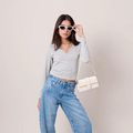 TOP MANGA LARGA RAYAS B-F 8499.