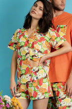 Conjunto Admas Mangas Cortas Estampado 2 Piezas Para Damas by Admas