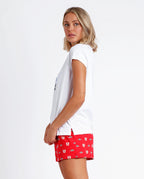 Conjunto Admas Mangas Cortas Estampado 2 Piezas Para Damas by Admas