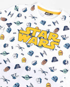Conjunto Star Wars 2 Piezas Mangas Cortas Estampada P/ Niños by Star Wars