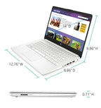 Laptop HP Empresarial (14”) (8GB RAM) (128GB eMMC) (Intel Celeron N4500) (Copilot AI) (Windows 11)